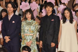 『四月は君の嘘』完成披露試写会にて