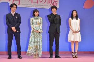 『四月は君の嘘』完成披露試写会にて