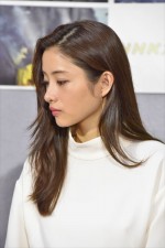 NHKスペシャル『ドラマ 戦艦武蔵』会見に出席した石原さとみ