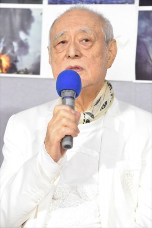 NHKスペシャル『ドラマ 戦艦武蔵』会見に出席した津川雅彦