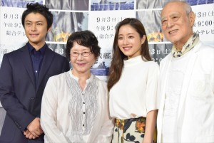 NHKスペシャル『ドラマ戦艦武蔵』会見の様子