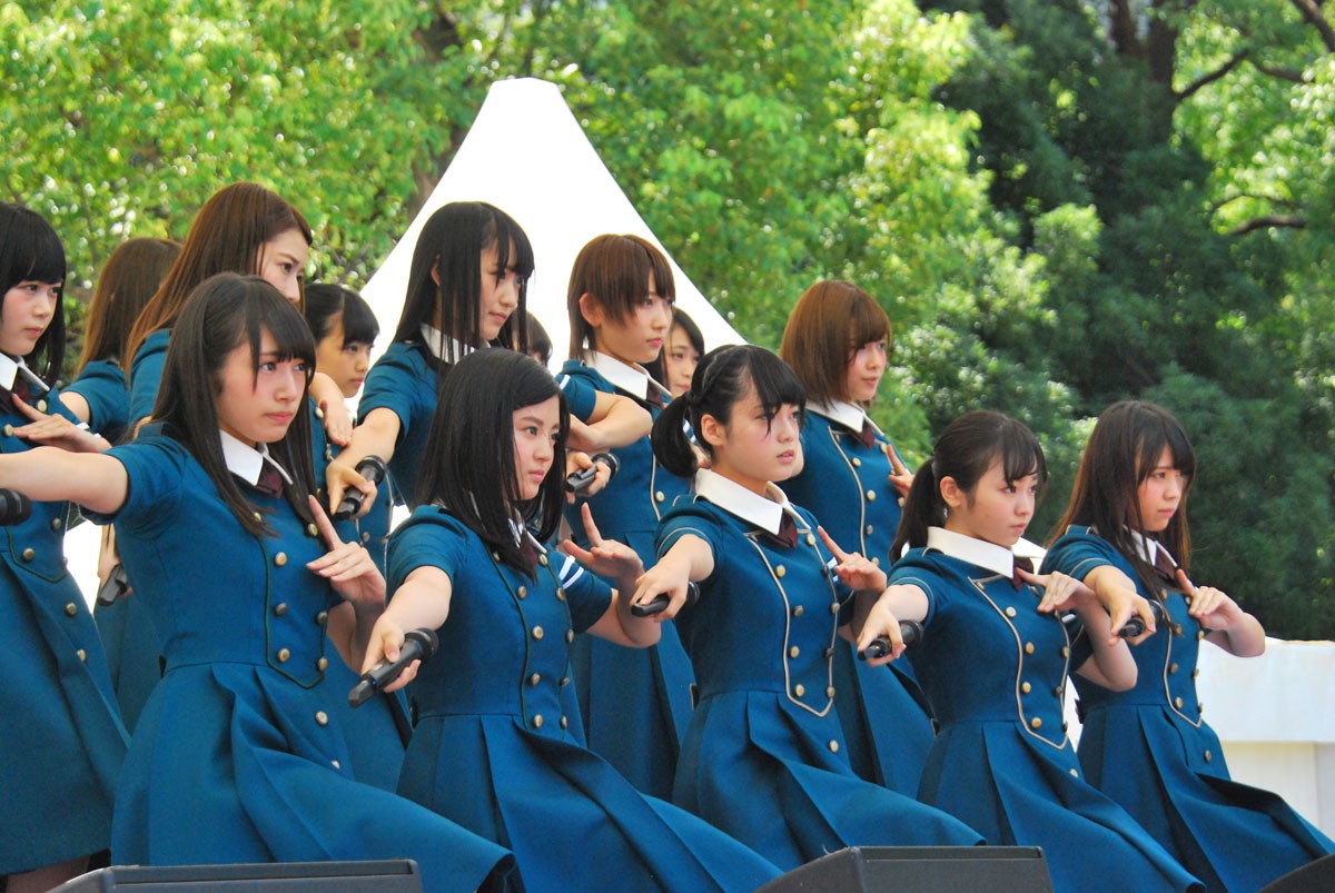 欅坂46、TIF初参戦！途中加入の長濱ねるが「サイマジョ」緑制服で登場してファン歓喜