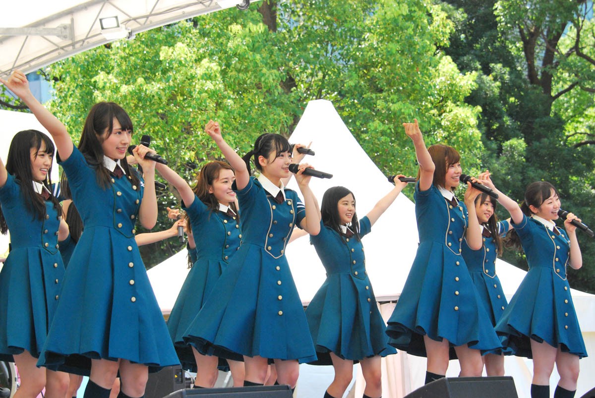 欅坂46、TIF初参戦！途中加入の長濱ねるが「サイマジョ」緑制服で登場してファン歓喜
