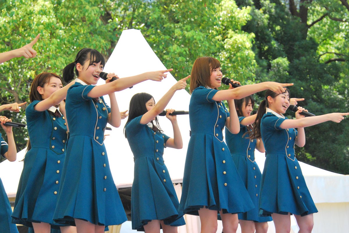 欅坂46、TIF初参戦！途中加入の長濱ねるが「サイマジョ」緑制服で登場してファン歓喜
