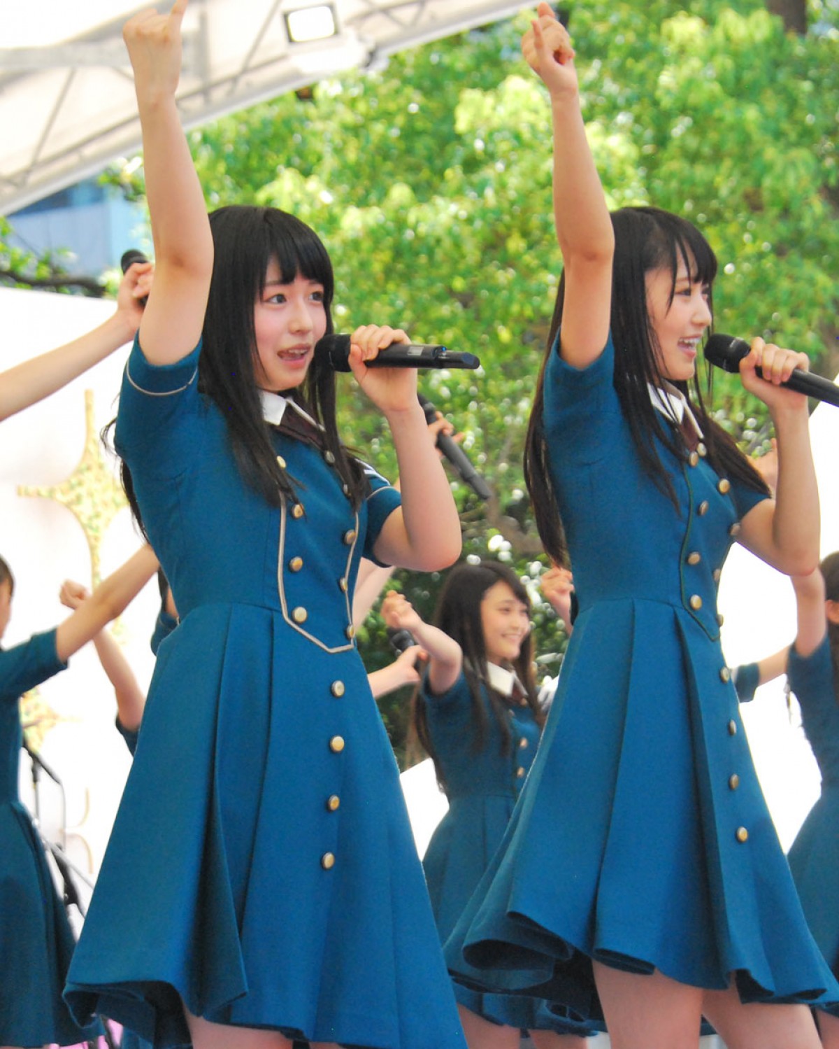 欅坂46、TIF初参戦！途中加入の長濱ねるが「サイマジョ」緑制服で登場してファン歓喜