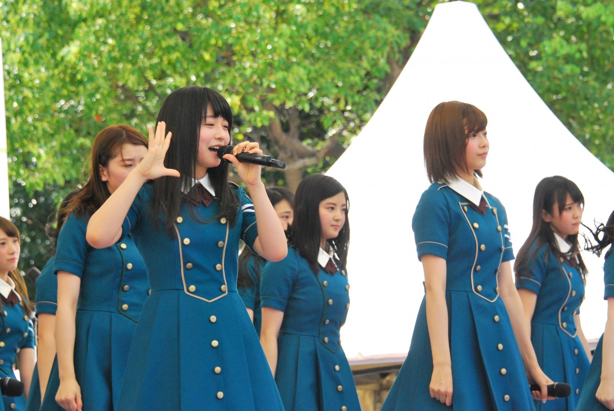 欅坂46、TIF初参戦！途中加入の長濱ねるが「サイマジョ」緑制服で登場してファン歓喜