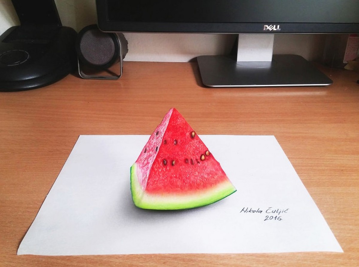 実は3Dじゃない！ 3Dにしか見えないイラストが話題