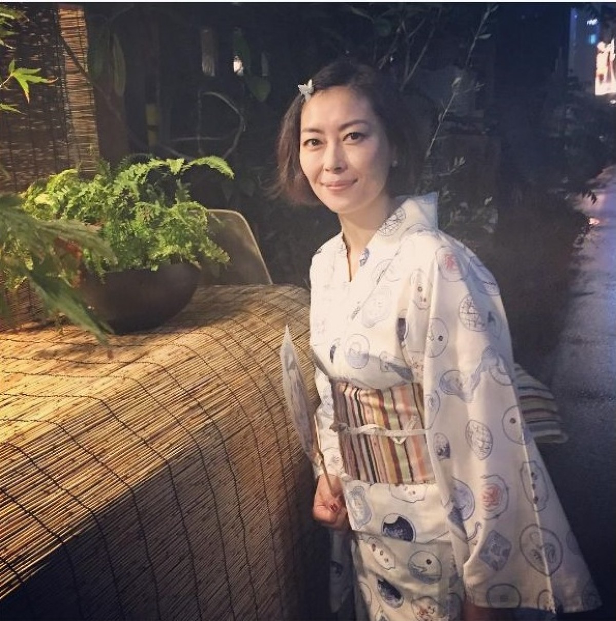 中山美穂、映画打ち上げに浴衣で参戦「大成功!」(photo by KOTA MATSUNO)