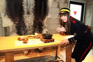 内田理央『渋谷道玄坂ゴールデンカムイ軒 supported by 渋谷百軒店ノ小屋』試食会に登場