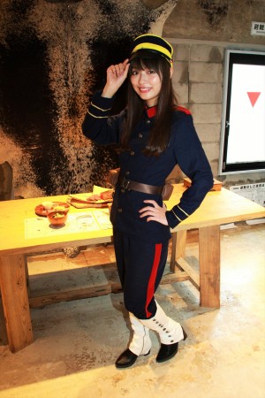 内田理央『渋谷道玄坂ゴールデンカムイ軒 supported by 渋谷百軒店ノ小屋』試食会に登場