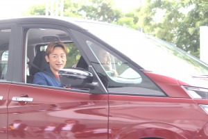 新型SERENA体験イベントに出席した、山本耕史