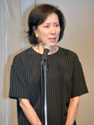 高畑淳子、謝罪会見の様子