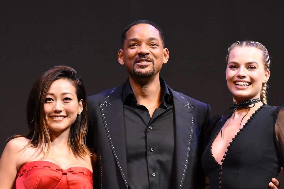 ウィル・スミス「悪党役には自由がある」、ハーレイ・クイン女優と“悪役”アピール