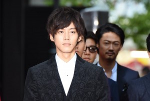 松坂桃李、『真田十勇士』レッドカーペットにて