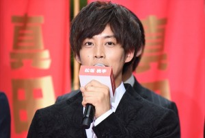 松坂桃李、『真田十勇士』レッドカーペットにて