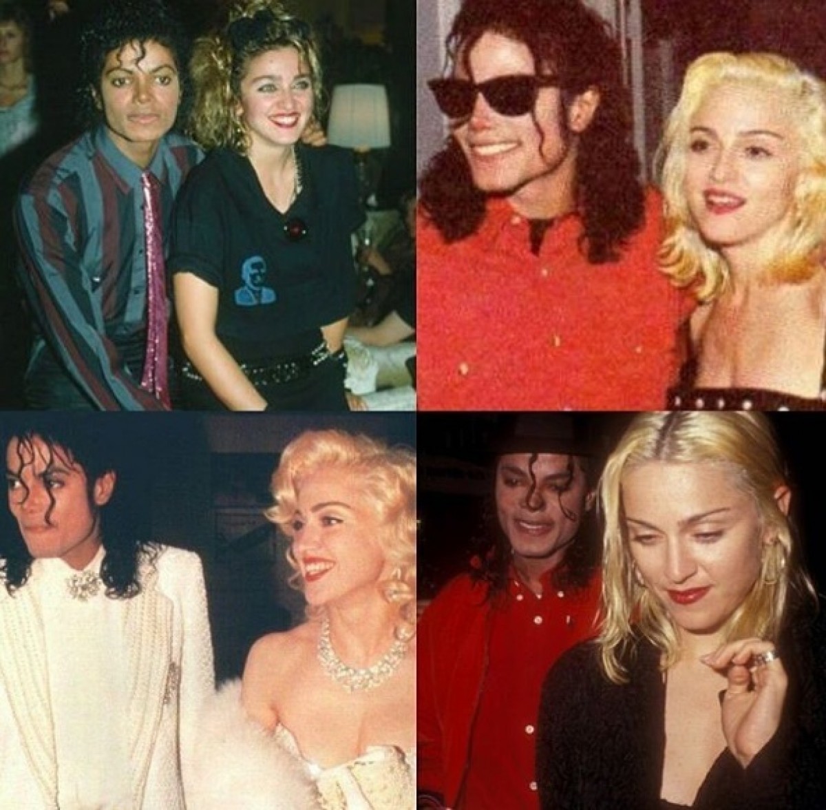 スポットライトを一緒に浴びていたマイケル・ジャクソンとマドンナ