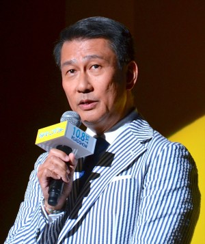 中井貴一、『グッドモーニングショー』完成披露試写会にて