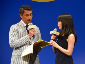 『グッドモーニングショー』完成披露試写会にて