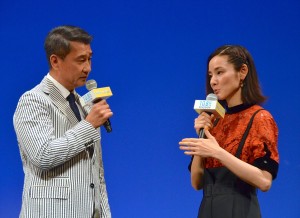 『グッドモーニングショー』完成披露試写会にて