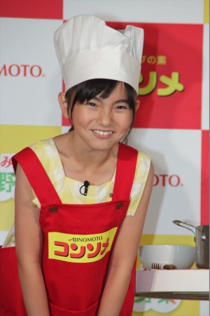 鈴木梨央、「味の素KKコンソメ 野菜の日記念 スープ野菜PRイベント」にて