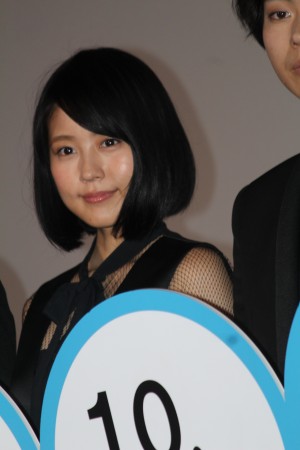 有村架純、『何者』完成披露舞台挨拶にて