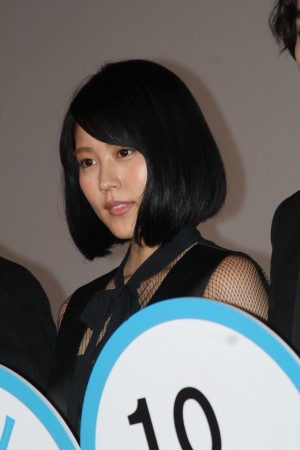 有村架純、『何者』完成披露舞台挨拶にて