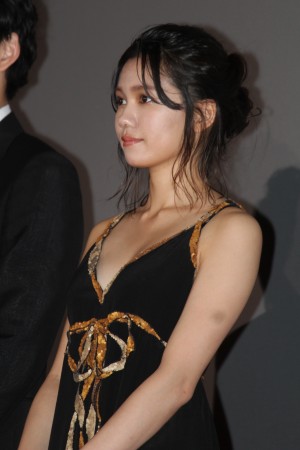 二階堂ふみ、『何者』完成披露舞台挨拶にて