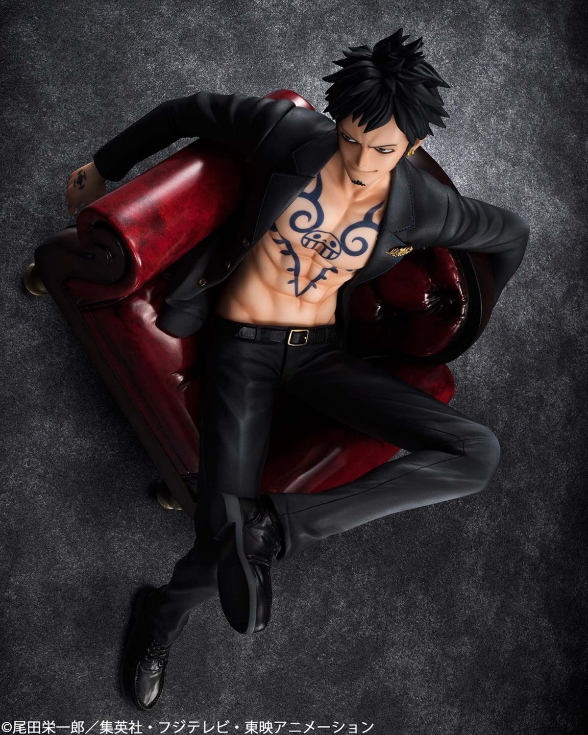 『ワンピース』ロー、上半身裸のワイルドセクシーなフイギュア発売