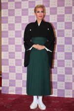 宝塚歌劇月組トップスター・龍真咲 退団記者会見の様子