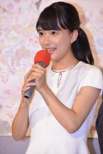 芳根京子、連続テレビ小説『べっぴんさん』完成試写会にて