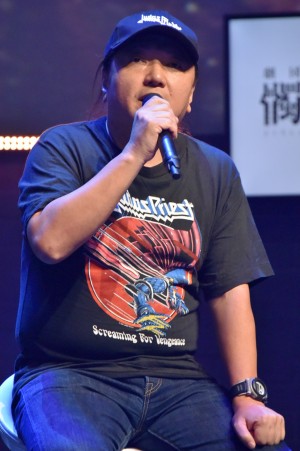 演出のいのうえひでのり『髑髏城の七人』製作発表会にて