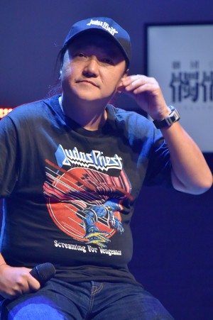 演出のいのうえひでのり『髑髏城の七人』製作発表会にて