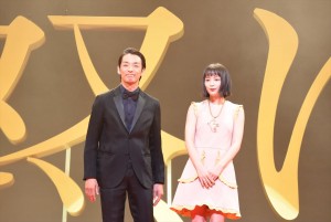 『怒り』ジャパンプレミアに登場した森山未來と広瀬すず