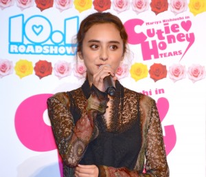 『CUTIE HONEY‐TEARS‐』完成披露上映会に出席した石田ニコル