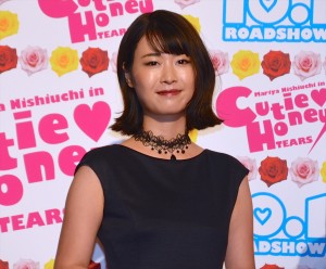 『CUTIE HONEY‐TEARS‐』完成披露上映会に出席した今井れん
