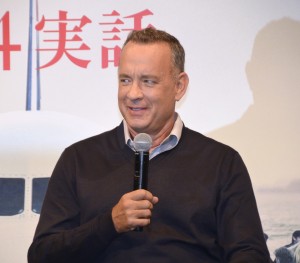 トム・ハンクス、『ハドソン川の奇跡』来日会見にて