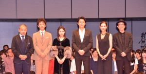 『SCOOP!』完成披露試写会にて