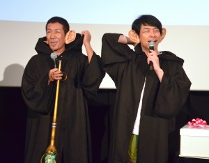 『BFG：ビッグ・フレンドリー・ジャイアント』公開記念イベントに出席した麒麟の田村裕、川島明