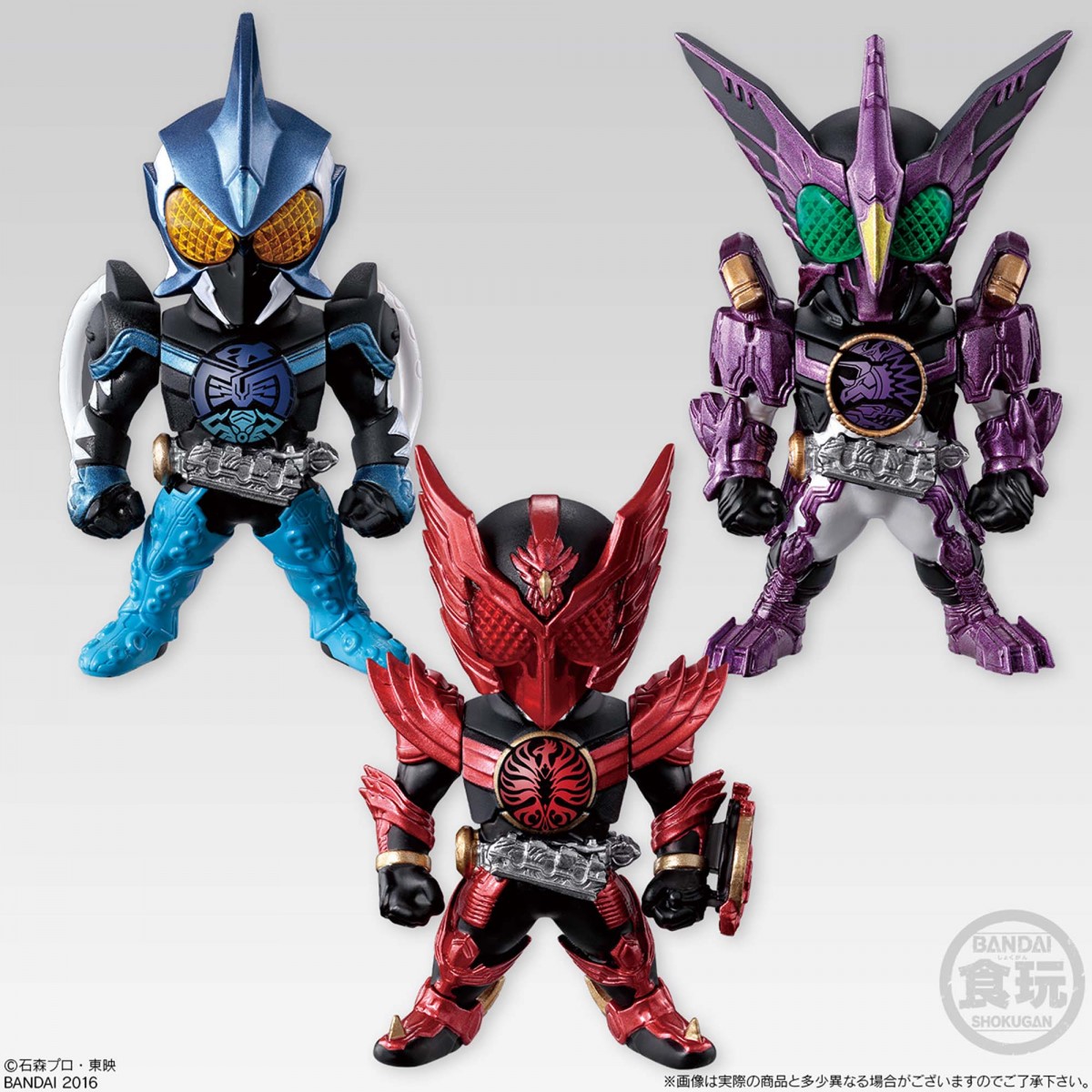 全729種のフォームチェンジが楽しめる「仮面ライダーOOO」大人向け食玩が発売！