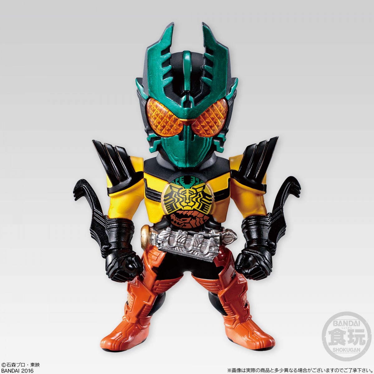 全729種のフォームチェンジが楽しめる「仮面ライダーOOO」大人向け食玩が発売！