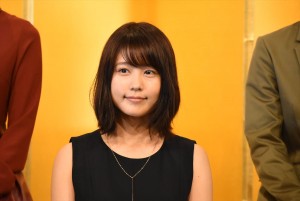 有村架純、連続テレビ小説『ひよっこ』出演者発表会にて