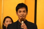 沢村一樹。連続テレビ小説『ひよっこ』出演者発表会にて