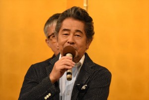 古谷一行、連続テレビ小説『ひよっこ』出演者発表会にて