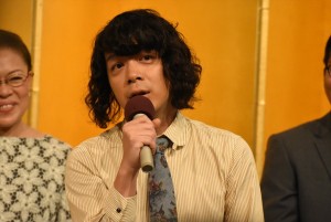 峯田和伸、連続テレビ小説『ひよっこ』出演者発表会にて