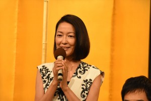 羽田美智子、連続テレビ小説『ひよっこ』出演者発表会にて