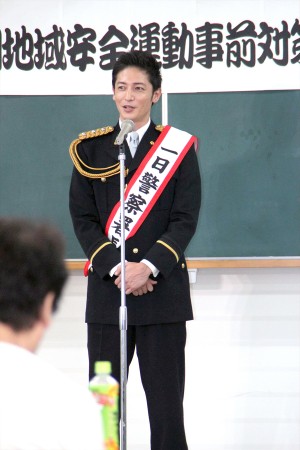 『キャリア～掟破りの警察署長～』一日署長イベントに登場した玉木宏