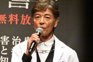 柴田恭兵、『連続ドラマW ヒポクラテスの誓い』完成披露試写会にて