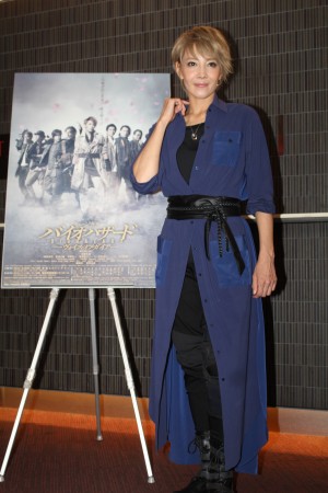 柚希礼音、『ミュージカル バイオハザード ～ヴォイス・オブ・ガイア～』初日前記者会見にて