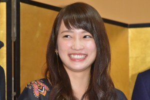 川栄李奈、舞台『あずみ～戦国編』公演成功祈願・制作発表会にて