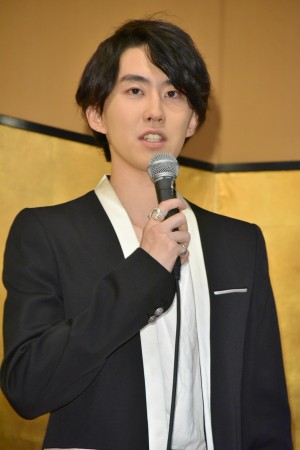 小園凌央、舞台『あずみ～戦国編』公演成功祈願・制作発表会にて